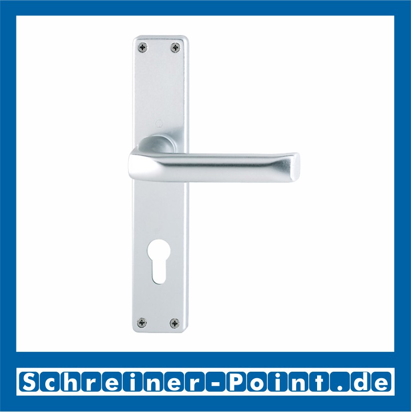 Hoppe London Aluminium Langschildgarnitur F1 Natur 113/202SP, 6675326, 6797278, 6675383, 6675425